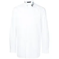 shiatzy chen chemise à col pointu - blanc