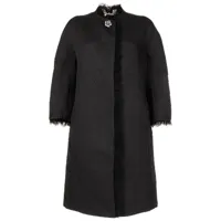 shiatzy chen manteau réversible à motif en jacquard - noir
