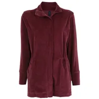 lygia & nanny veste zippée à design texturé - rouge