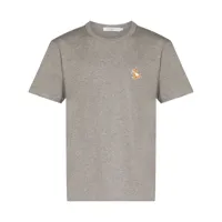 maison kitsuné t-shirt en coton chillax fox - gris