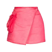 rejina pyo minijupe jamilla à détail de poche - rose