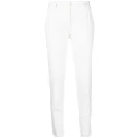 dolce & gabbana pantalon de tailleur à coupe courte - blanc