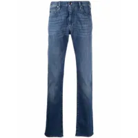 emporio armani jean à coupe stretch - bleu