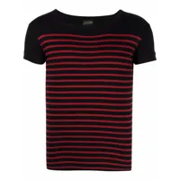 jean paul gaultier pre-owned t-shirt mariniere (années 1990) - noir