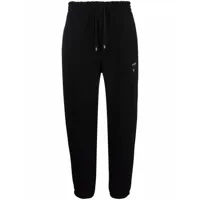 gmbh pantalon de jogging à logo - noir
