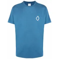 marcelo burlon county of milan t-shirt à motif tempera cross - bleu