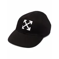 off-white casquette à logo arrow - noir