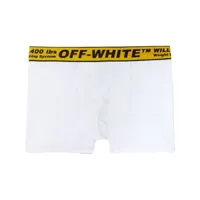 off-white boxer à taille à logo - blanc