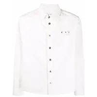 off-white chemise en jean à imprimé caravaggio - blanc