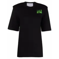 philosophy di lorenzo serafini t-shirt en coton à logo imprimé - noir