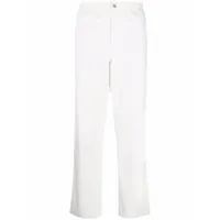 polo ralph lauren pantalon à logo brodé - blanc