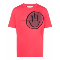 1017 alyx 9sm t-shirt third eye à slogan imprimé - rouge