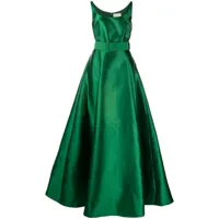 sachin & babi robe longue kruse à taille ceinturée - vert