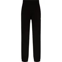 moncler pantalon de jogging à patch logo - noir