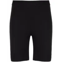 calvin klein jeans short de cyclisme à logo brodé - noir