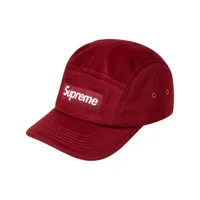 supreme casquette à logo box - rouge