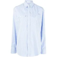 wardrobe.nyc chemise oversize à rayures - bleu