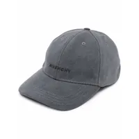 givenchy casquette à logo brodé - gris