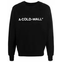 a-cold-wall* sweat à logo imprimé - noir