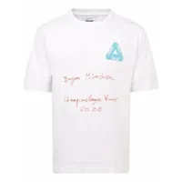 palace x juergen teller t-shirt 3 imprimé - blanc