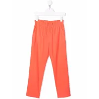 bonpoint pantalon à taille élastiquée - orange
