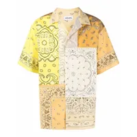 kenzo chemise imprimée à manches courtes - jaune