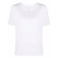 majestic filatures t-shirt léger à encolure ronde - blanc