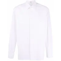 loewe chemise à boutonnière sur le devant - blanc