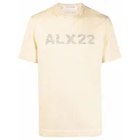1017 alyx 9sm t-shirt à logo imprimé - tons neutres