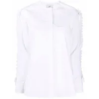 coperni chemise à volants - blanc