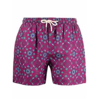 peninsula swimwear short de bain à imprimé graphique - violet