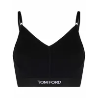 tom ford soutien-gorge à bande logo - noir