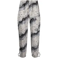 billionaire boys club pantalon cargo à imprimé camouflage - gris