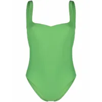 nanushka maillot de bain à encolure cœur - vert