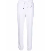 chiara ferragni pantalon de jogging à logo imprimé - blanc