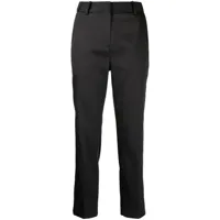 goodious pantalon de tailleur en coton mélangé - noir