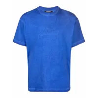 a-cold-wall* t-shirt à logo brodé - bleu