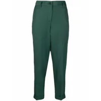 p.a.r.o.s.h. pantalon chino à coupe slim - vert
