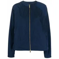 woolrich veste zippée à design sans col - bleu