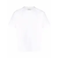 zegna t-shirt à col ras du cou - blanc