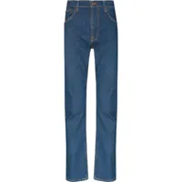 nudie jeans jean broken twill à coupe slim - bleu