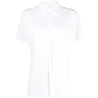 y's chemise à design à empiècements - blanc