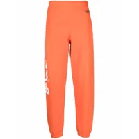 heron preston pantalon de jogging à imprimé стиль - orange