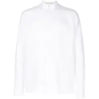 shiatzy chen chemise cintrée à col mao - blanc
