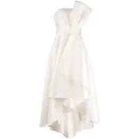 sachin & babi robe-bustier tara à design drapé - blanc