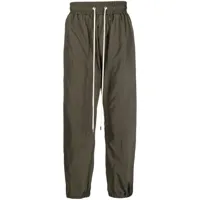 domrebel pantalon de jogging ample à bandes logo - vert