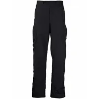 a-cold-wall* pantalon droit à poches cargo - noir