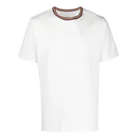 paul smith t-shirt à bords contrastants - blanc