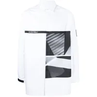 a-cold-wall* chemise à imprimé graphique - blanc