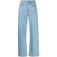 rag & bone jean ample joan à taille haute - bleu